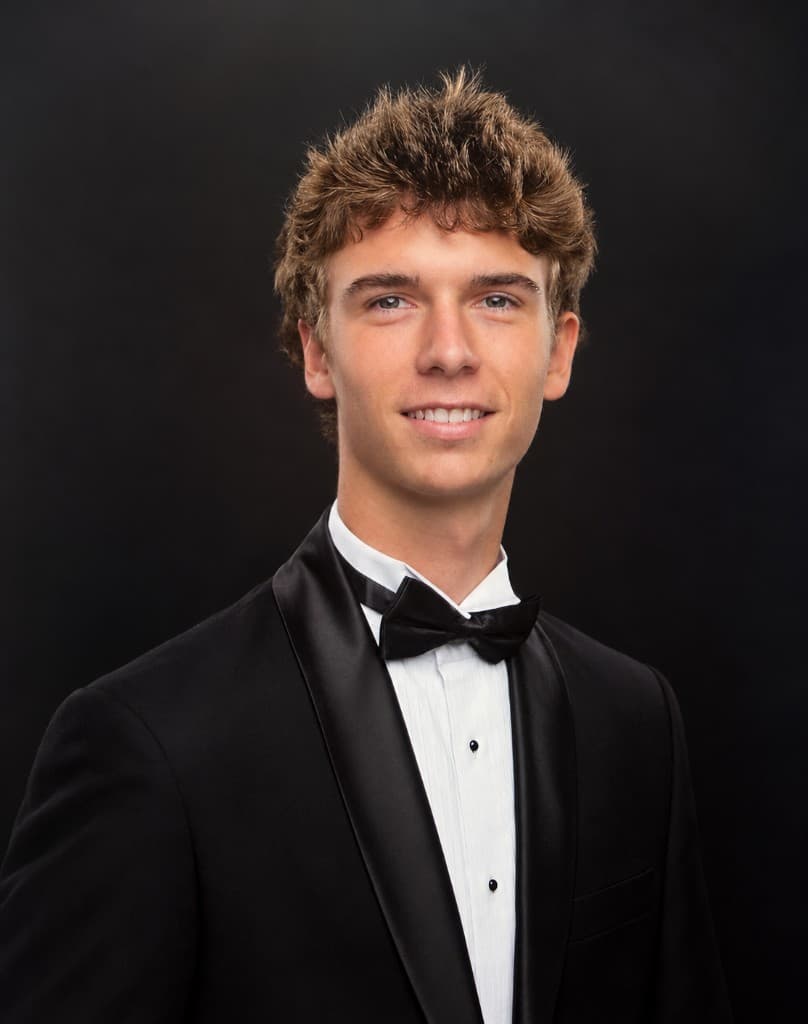 Louis Singer in a tuxedo